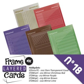 (LCST018)Stickerset Layered frame cards 18