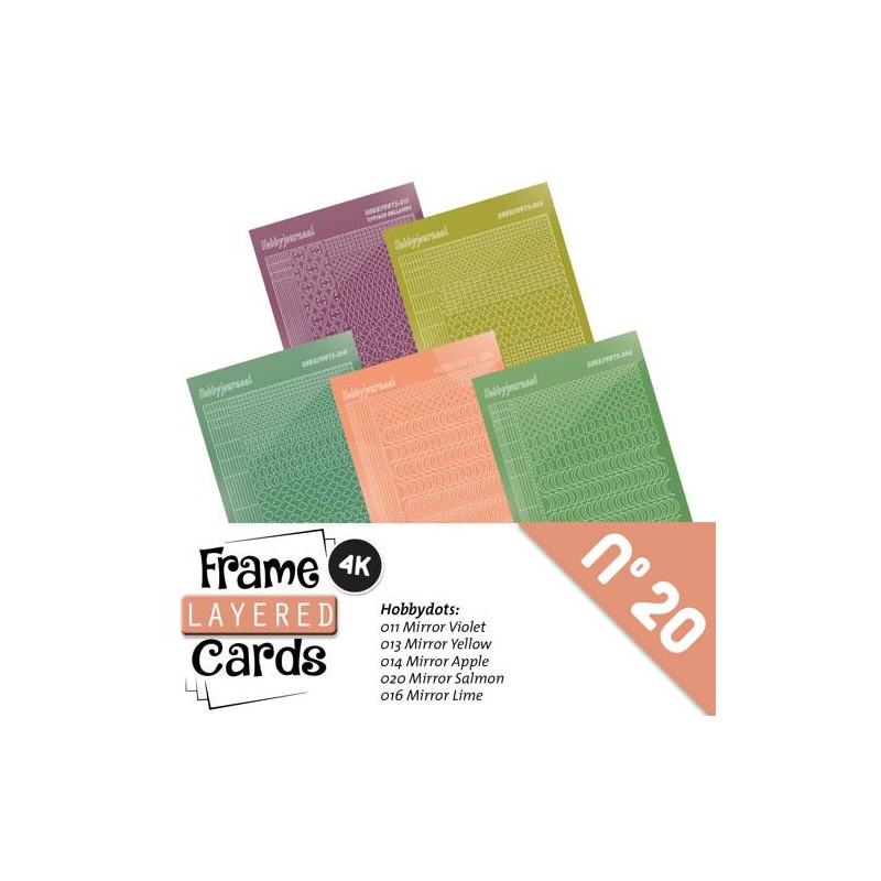 (LCST020)Frame Layered Cards 20 - Stickerset