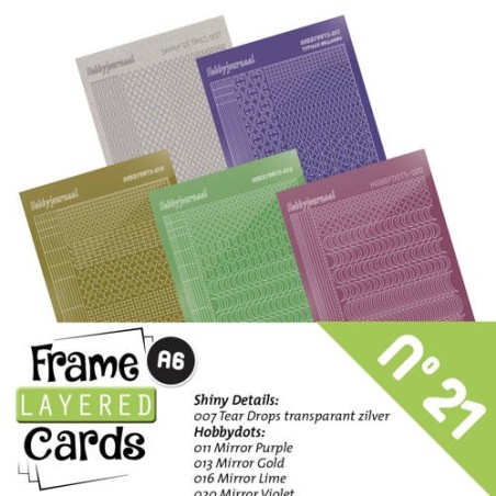(LCST021)Frame Layered Cards 21 - Stickerset