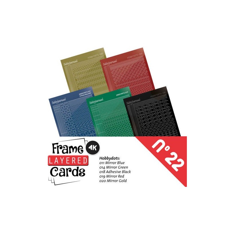 (LCST022)Frame Layered Cards 22 - Stickerset