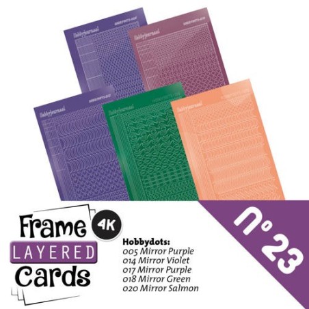 (LCST023)Frame Layered Cards 23 - Stickerset