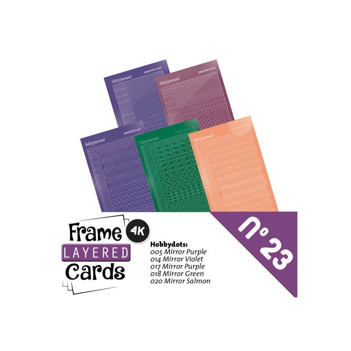 (LCST023)Frame Layered Cards 23 - Stickerset