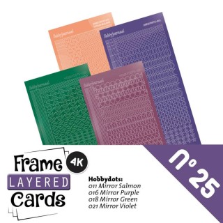 (LCST025)Frame Layered Cards 25 - Stickerset