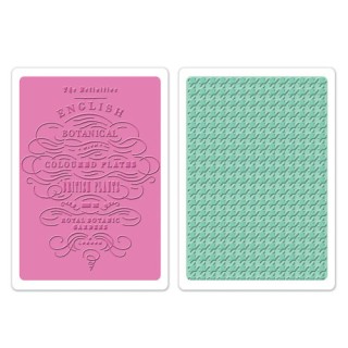 (658353)Texture Fades Embos.Folders 2PK - English Bot.&Houndstoo