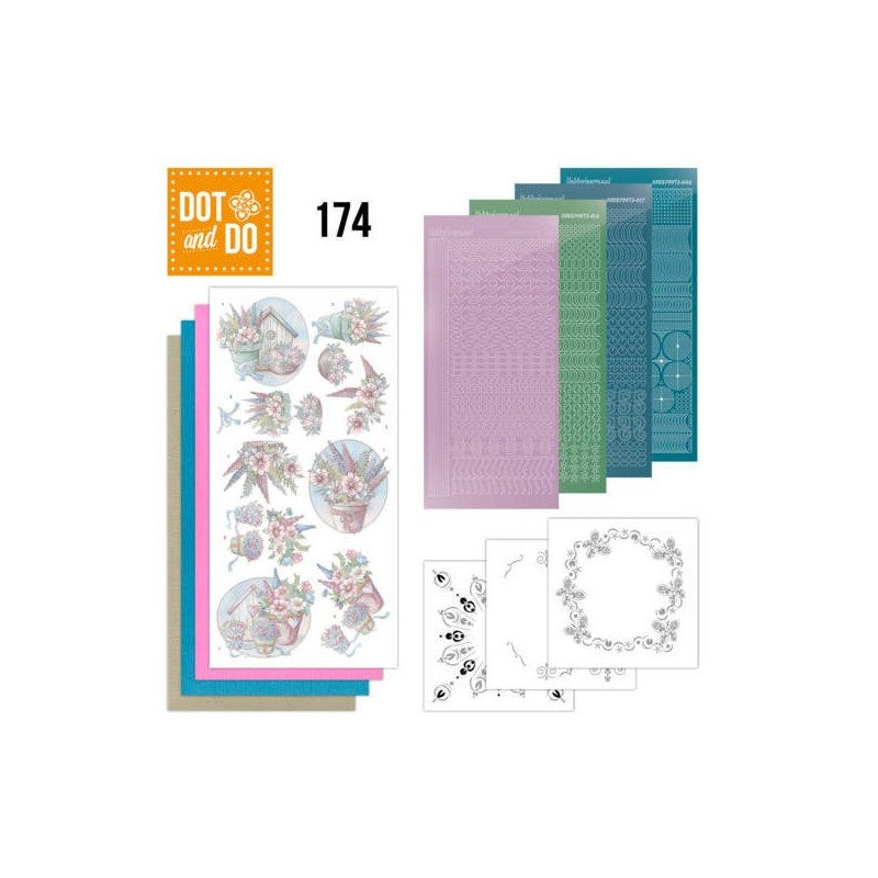 (DODO174)Dot and Do 174 - Yvonne Creations - Flowers in Pastel