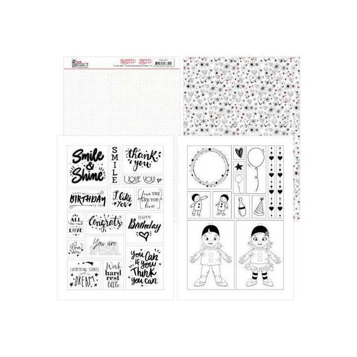 (YCMC1007)Mica Sheets - Yvonne Creations - Petit Pierrot