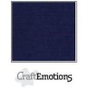 (001232/1095)CraftEmotions linen cardboard 10 Sh dark blue LHC-05 A4 250gr