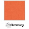 (001232/1215)CraftEmotions linen cardboard 10 Sh orange LHC-23 A4 250gr