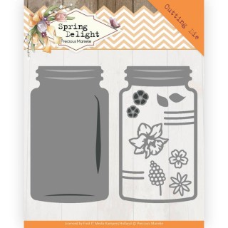(PM10170)Dies - Precious Marieke - Spring Delight - Spring Jar