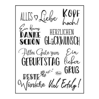 (4003 214 00)Clear Stamps - Alles Liebe