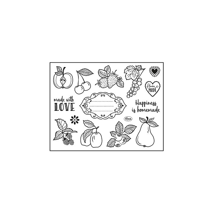 (4003 217 00)Clear Stamps - Happiness is homemade