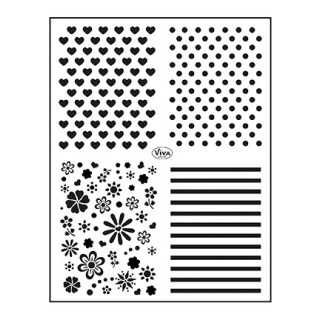 (4003 222 00)Clear Stamps - Hintergrund Klassisch
