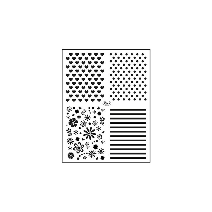 (4003 222 00)Clear Stamps - Hintergrund Klassisch
