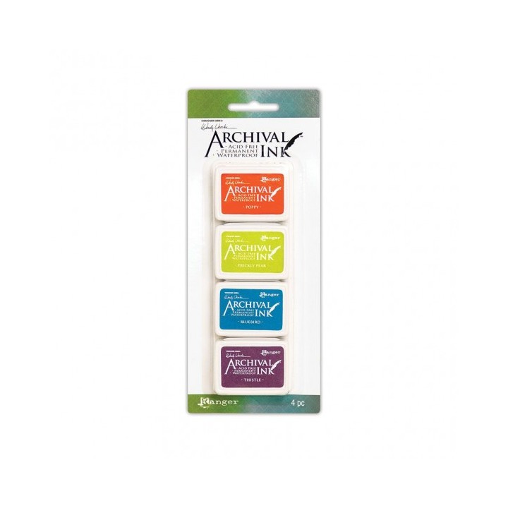(AMDK64077)Ranger Wendy Vecchi mini archival ink pad kit 6