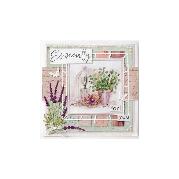 (LR0647)Creatables Lavender square