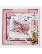 (LR0647)Creatables Lavender square