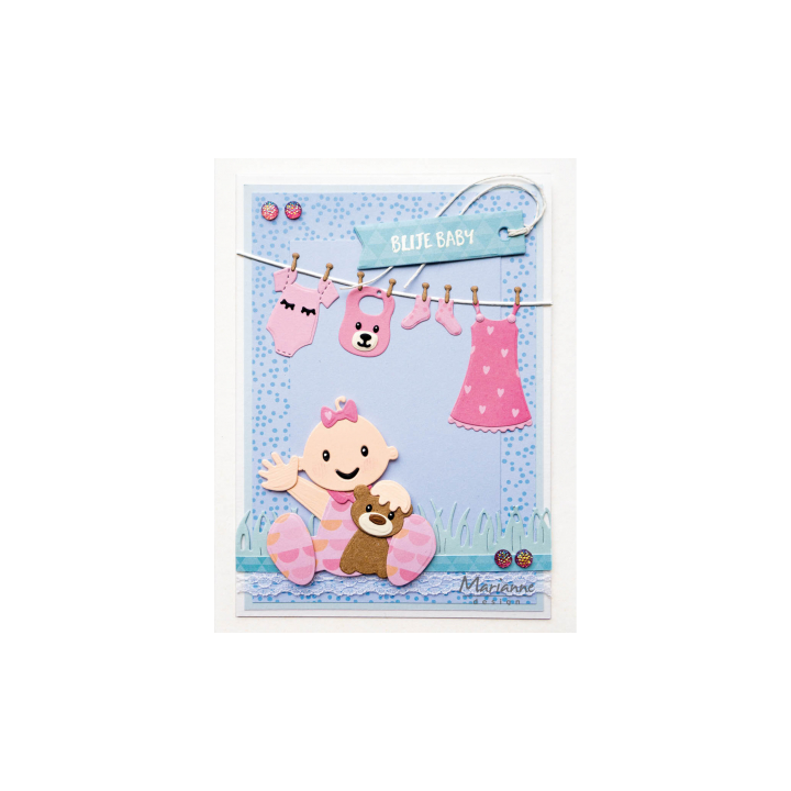 (CR1502)Craftables Clothesline by Marleen