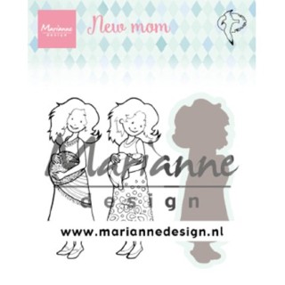 (HT1651)Clear stamp Hetty's new mom