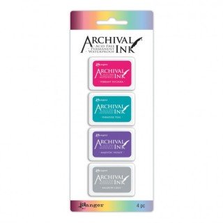(AIMK57703)Ranger archival mini ink pad kit 4