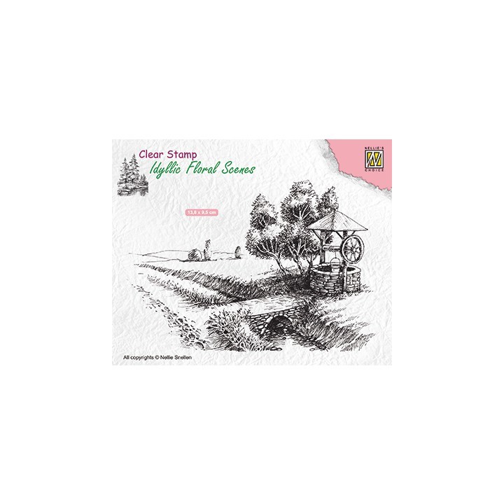 (IFS021)Nellie`s Choice Clearstamp - Well