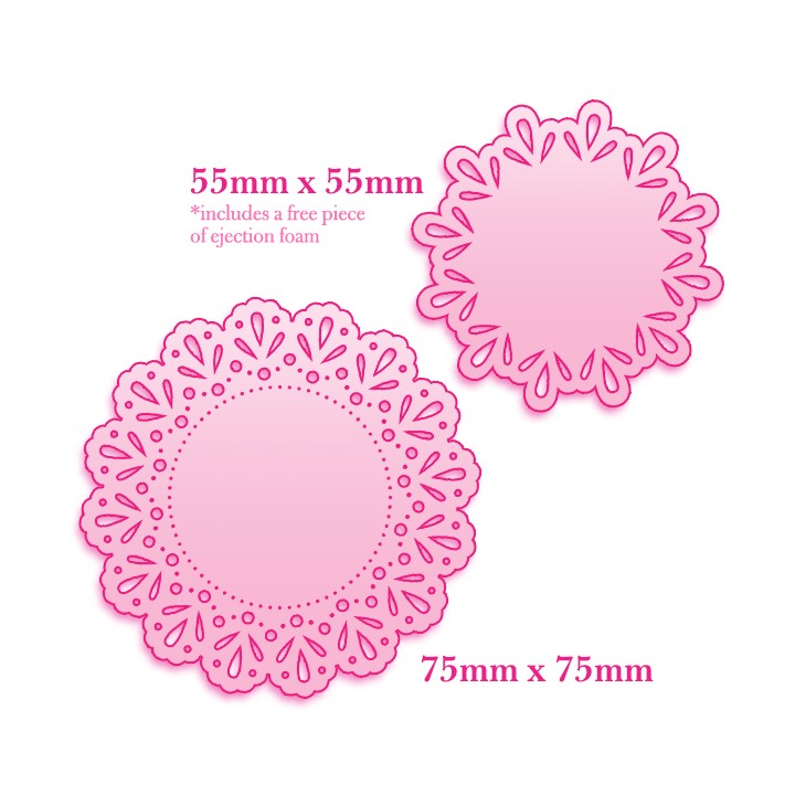 (CO723222)CC Doily Die set Ivey
