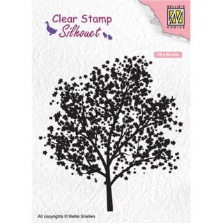 (SIL063)Nellie`s Choice Clearstamp - tree