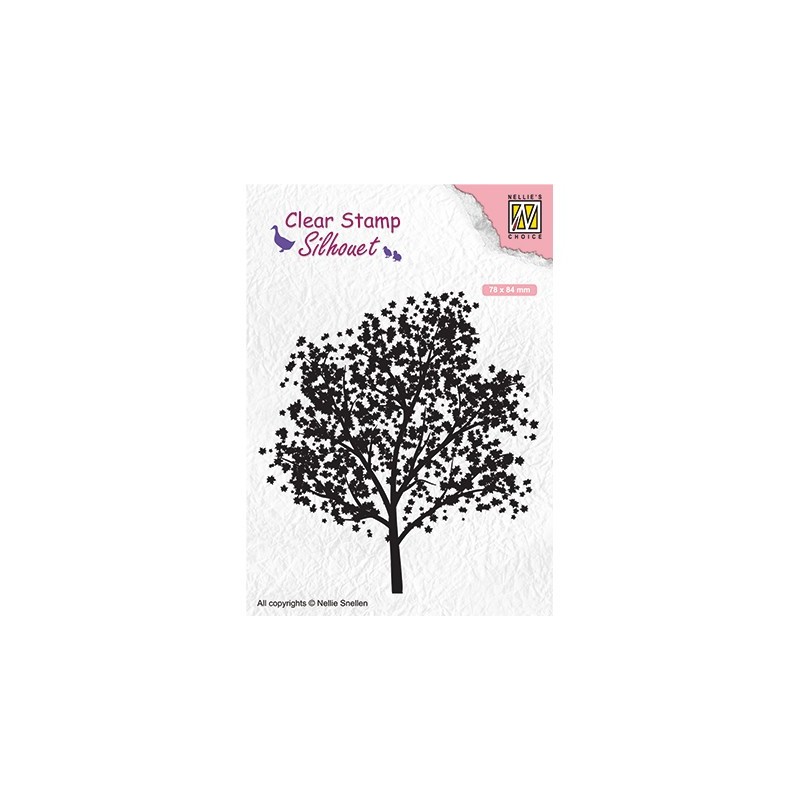 (SIL063)Nellie`s Choice Clearstamp - tree