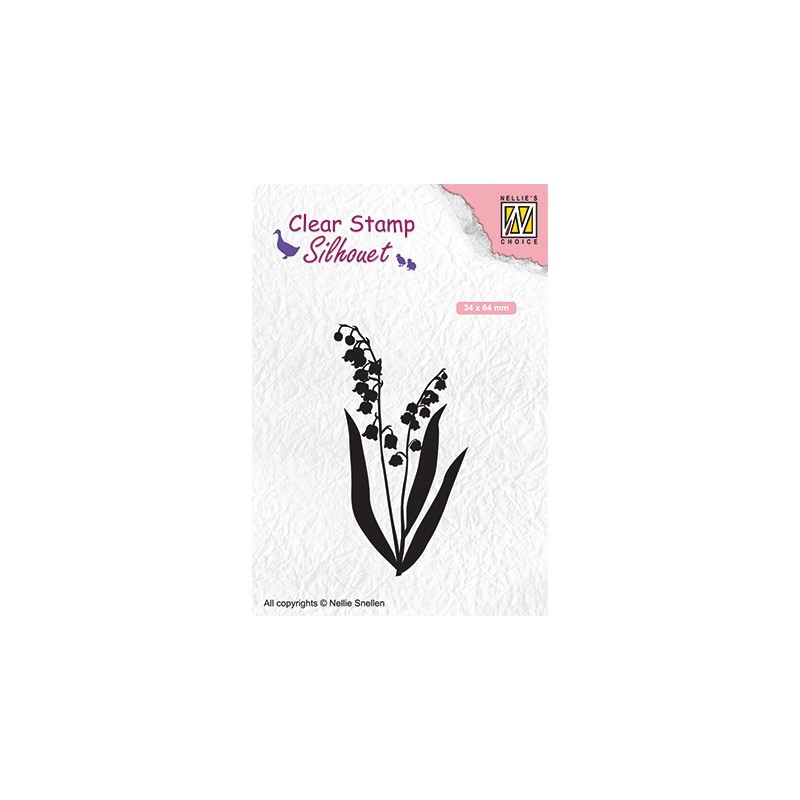 (SIL065)Nellie`s Choice Clearstamp - Lily of the valley