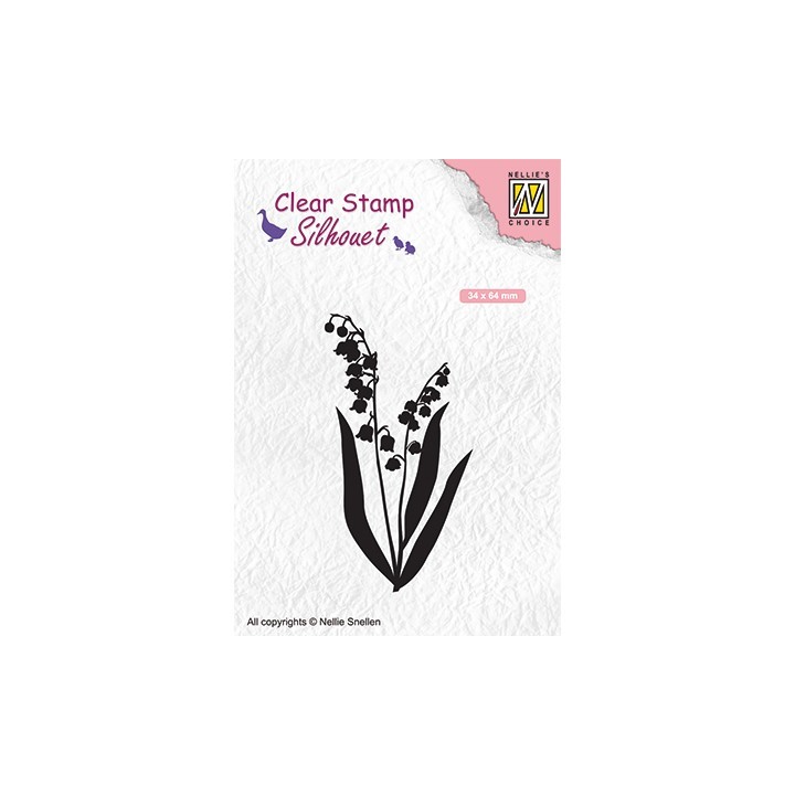 (SIL065)Nellie`s Choice Clearstamp - Lily of the valley