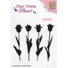 (SIL066)Nellie`s Choice Clearstamp - tulips