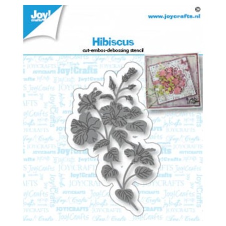 (6002/1435)Cutting embossing debossing dies Hibiscus