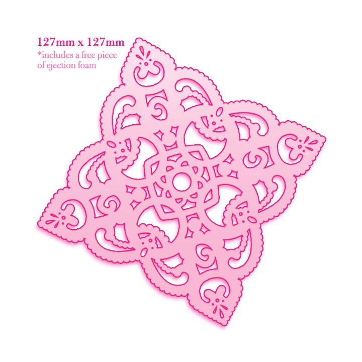 (CO723223)CC Doily Die Tatted Lace