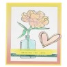 (STAMPSFL436)Studio light Stamp Sweet Flowers nr.436