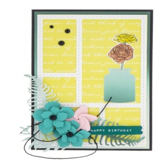 (STAMPSFL439)Studio light Stamp Sweet Flowers nr.439