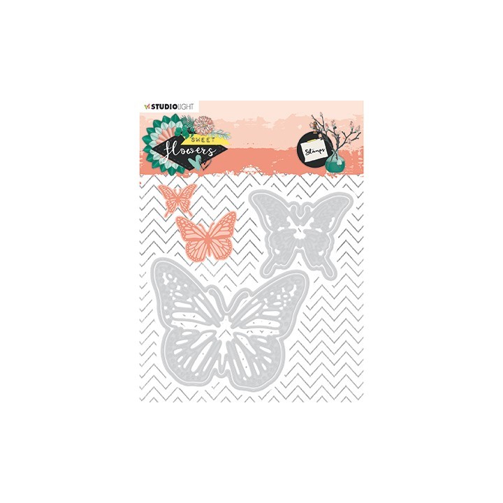 (STENCILSFL243)Studio Light dies Sweet Flowers nr.243
