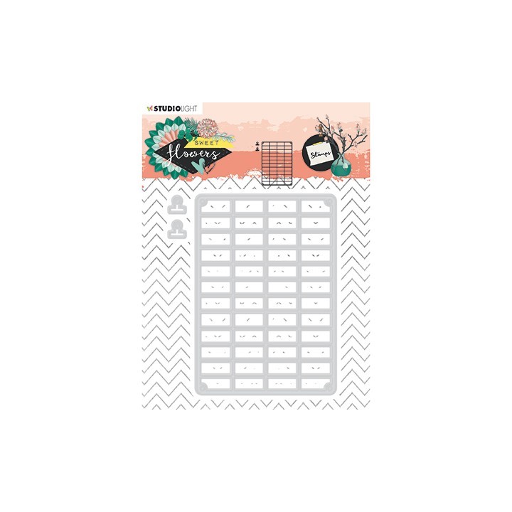 (STENCILSFL244)Studio Light dies Sweet Flowers nr.244
