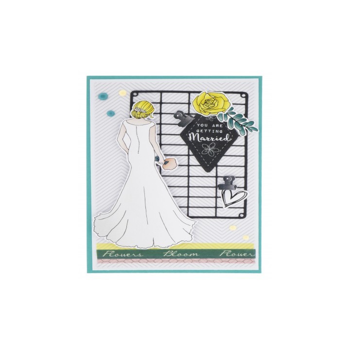 (STENCILSFL244)Studio Light dies Sweet Flowers nr.244