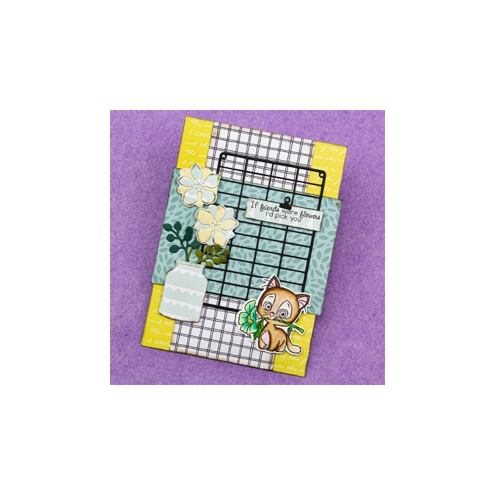(STENCILSFL244)Studio Light dies Sweet Flowers nr.244