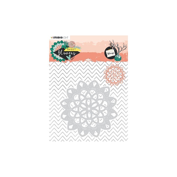 (STENCILSFL245)Studio Light dies Sweet Flowers nr.245