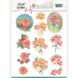 (SB10428)3D Pushout - Jeanine's Art - Well Wishes - A Bunch of Flowers