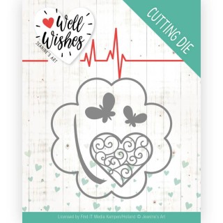 (JAD10091)Dies - Jeanine's Art - Well Wishes - Lucky Clover