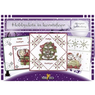 (HD089)Hobbydols 89 - Hobbydots in kerstsfeer