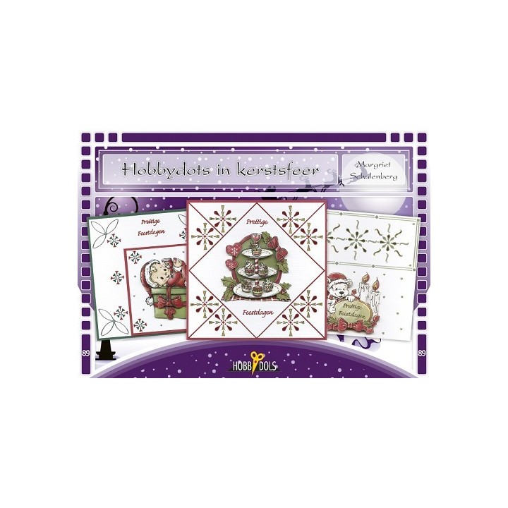 (HD089)Hobbydols 89 - Hobbydots in kerstsfeer