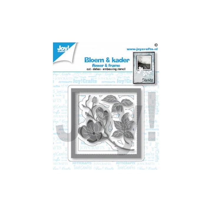 (6002/1451)Cutting embossing debossing dies flower & frame