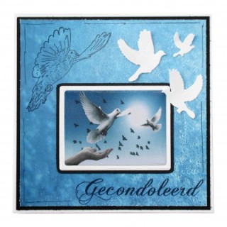 (6002/1452)Cutting embossing debossing dies pigeons & frame