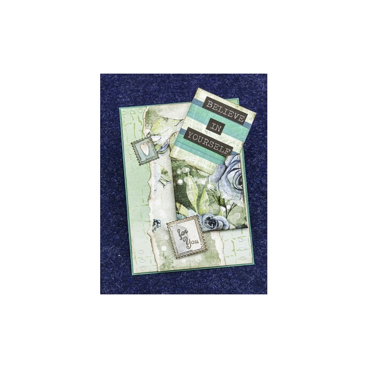 (45.6463)Lea'bilitie Cutting die Frames swirl & postage stamps