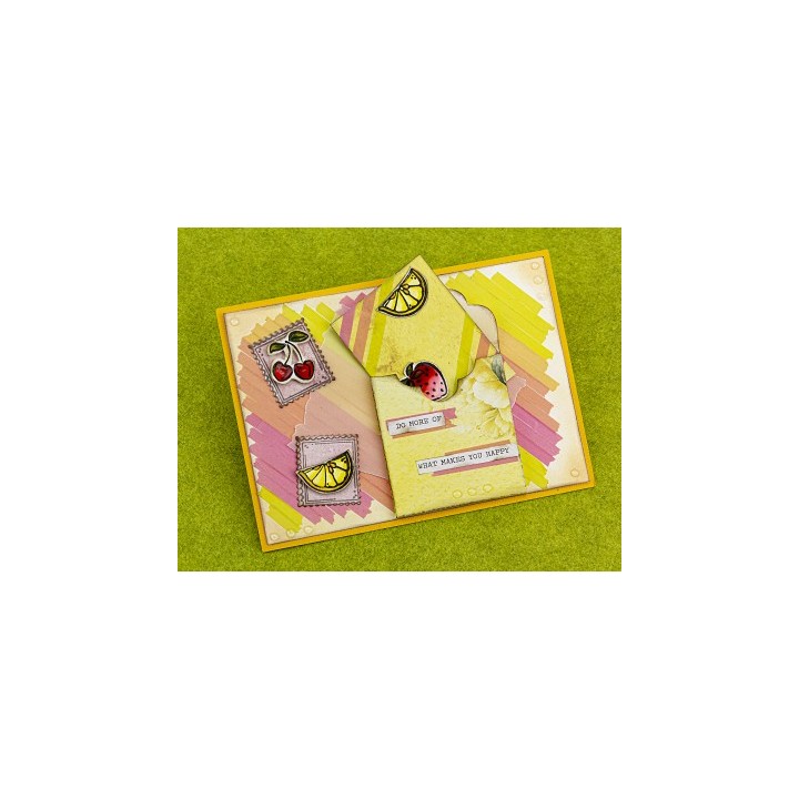 (45.6463)Lea'bilitie Cutting die Frames swirl & postage stamps