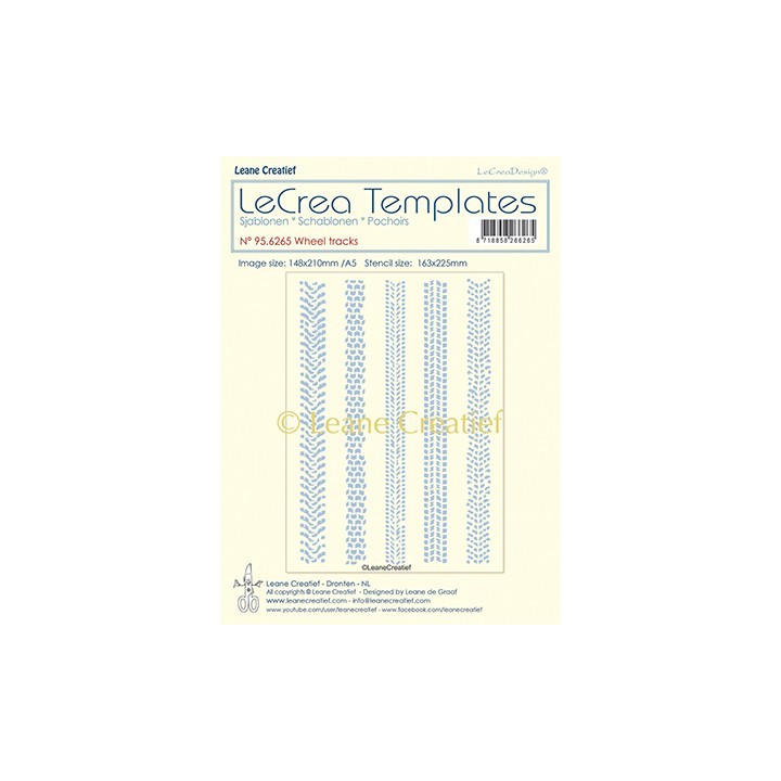 (95.6265)LeCrea Templates Wheel tracks
