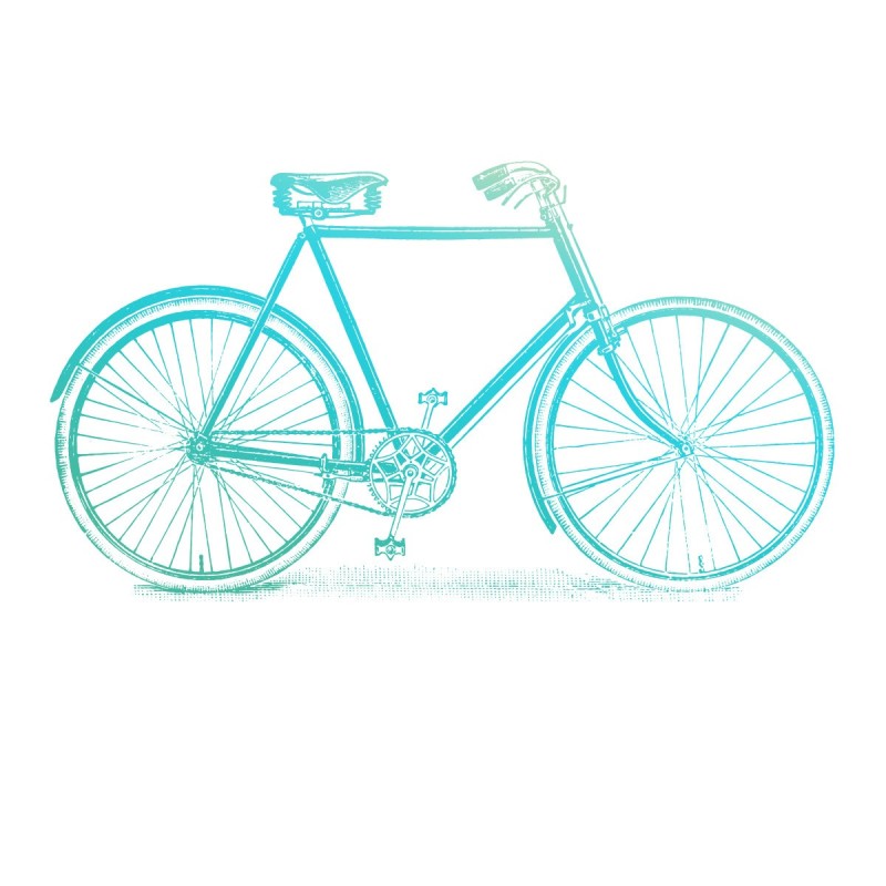 (CO726842)Couture Creations Bicycle Mini Stamp