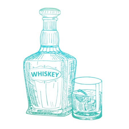 (CO726843)Couture Creations Whiskey Mini Stamp